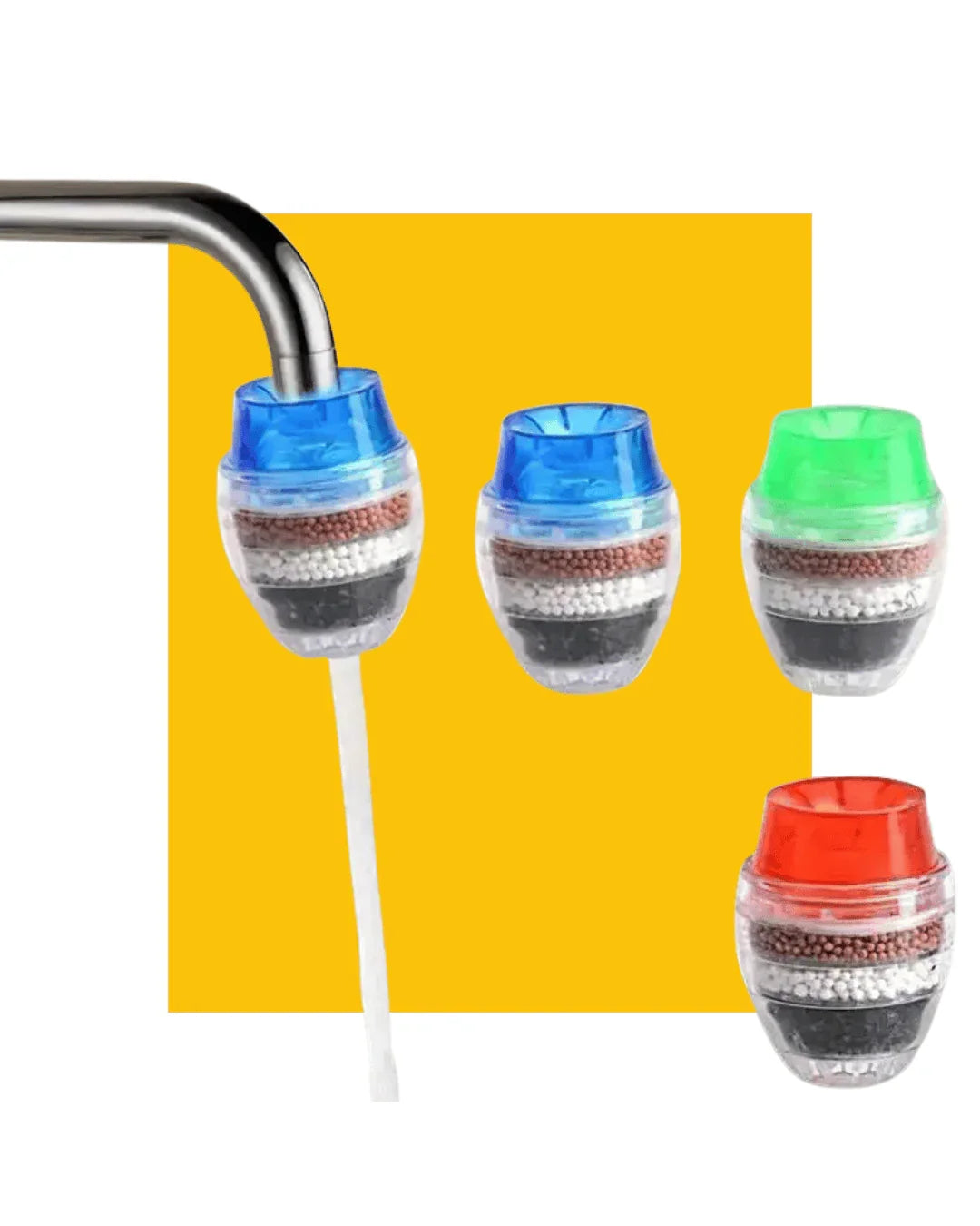 Filtro de Agua para Llave/Grifo – Filtración Multicapa, Sabor Mejorado y Ahorro de Agua